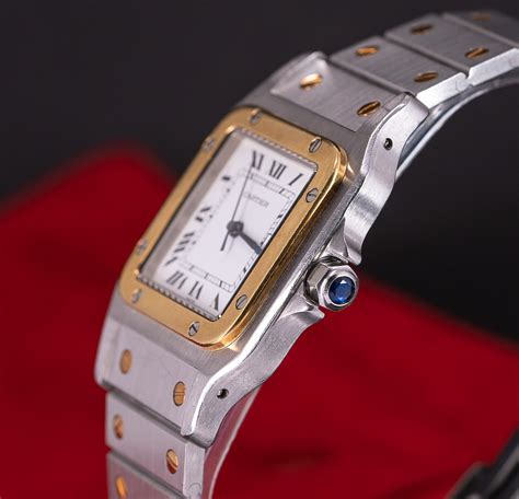 cartier santos burgundy|cartier santos carree 2961.